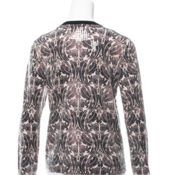 Tory Burch Mikki Cardigan Sequin-Trimmed - Picture 3 of 10